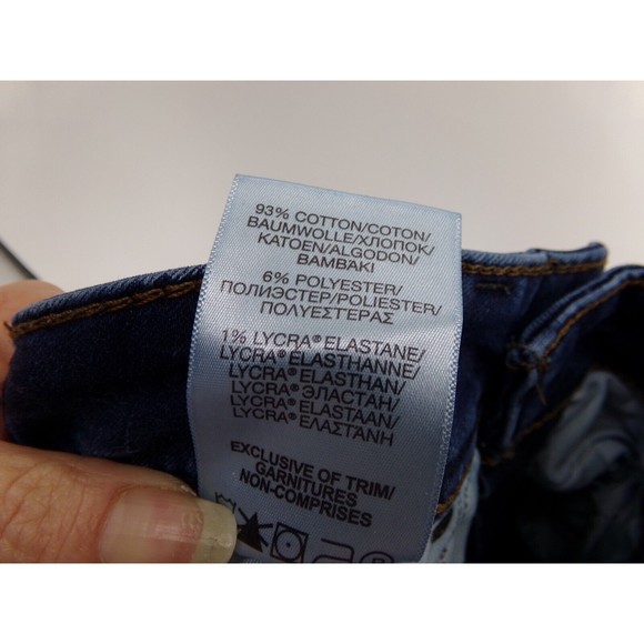 SILVER Suki Bootcut Mid Rise Dark Wash Blue Jeans Womens SZ W29 L35 (W32 L32) - Picture 8 of 11